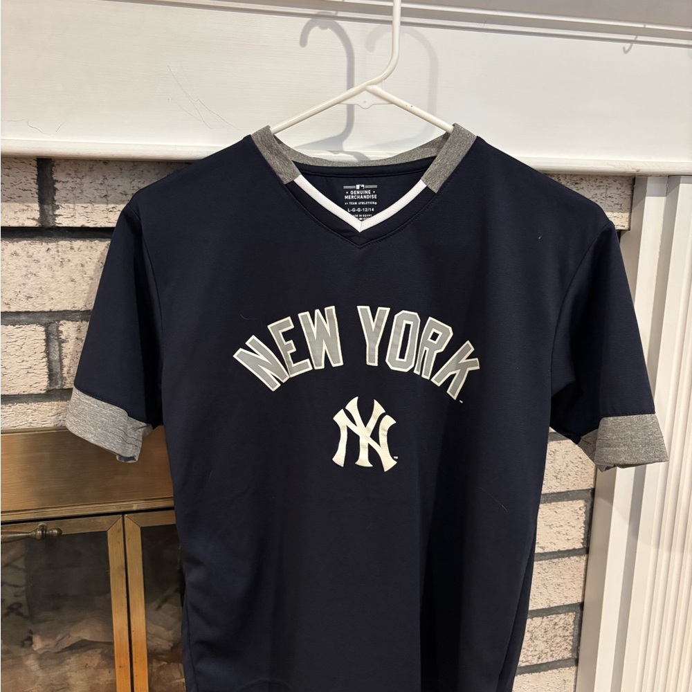 MLB New York Yankees Blue Gray Jersey